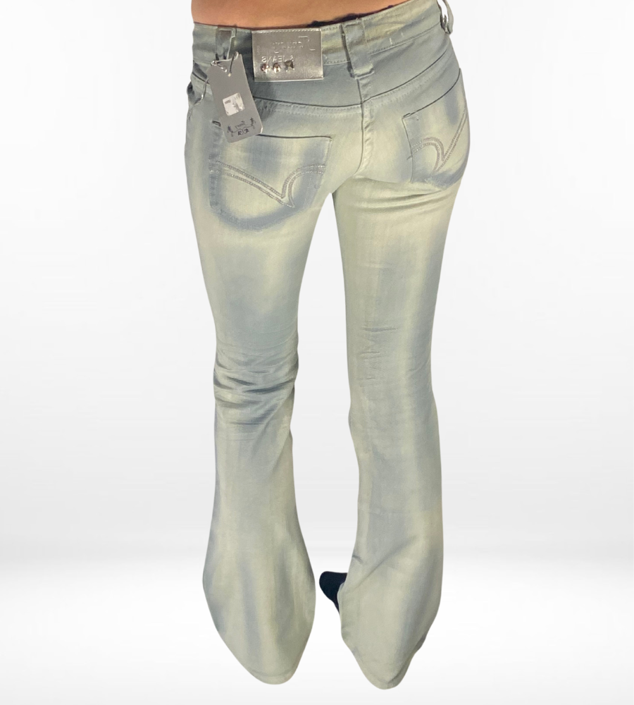 Lågmidjade jeans–stl: XXS