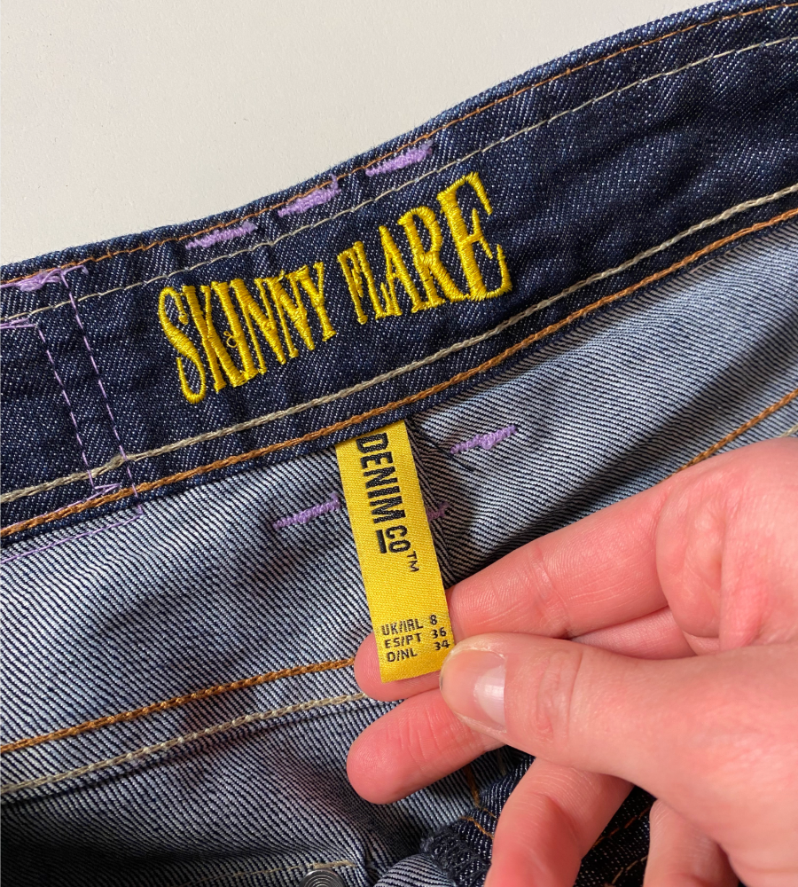 Lågmidjade jeans – stl: XS