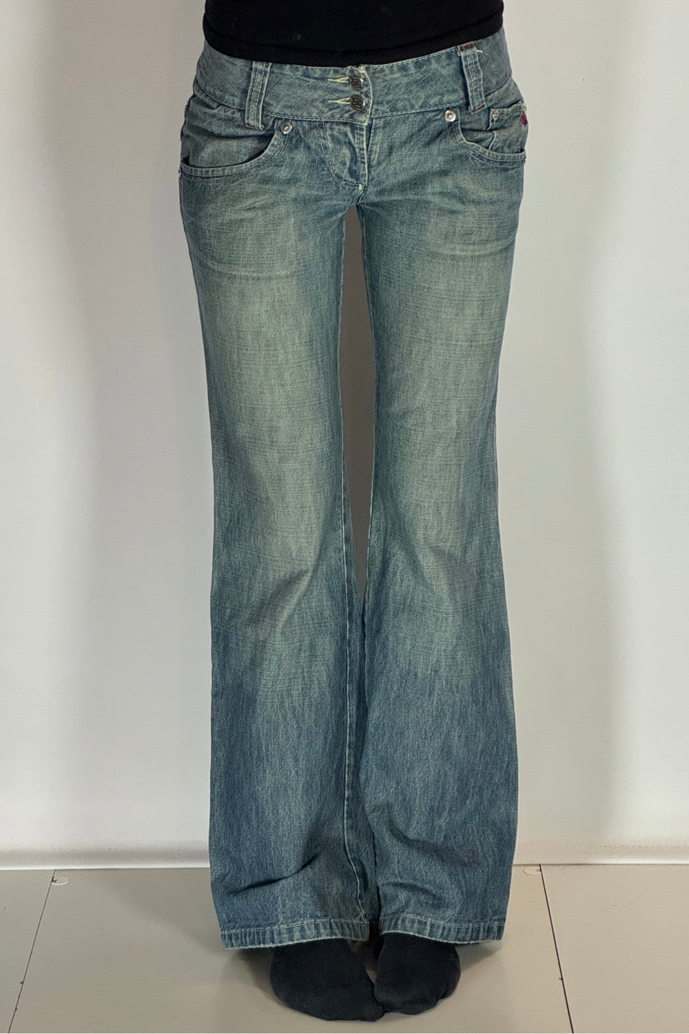 Lågmidjade jeans stl: XS