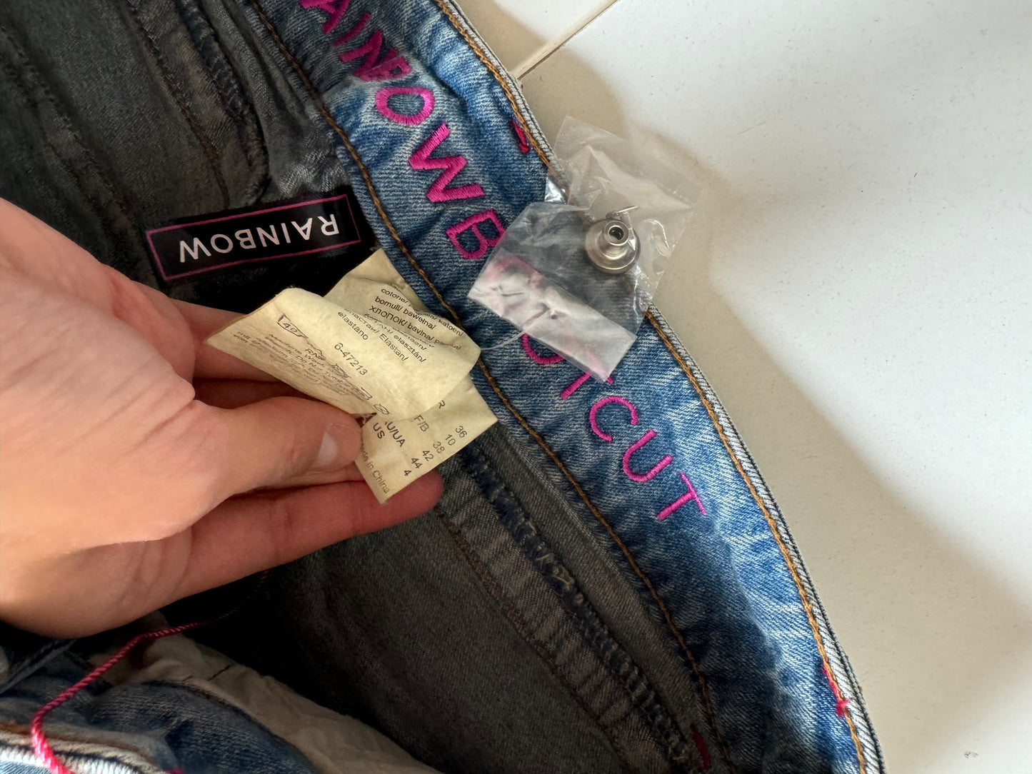 Lågmidjade jeans stl: S