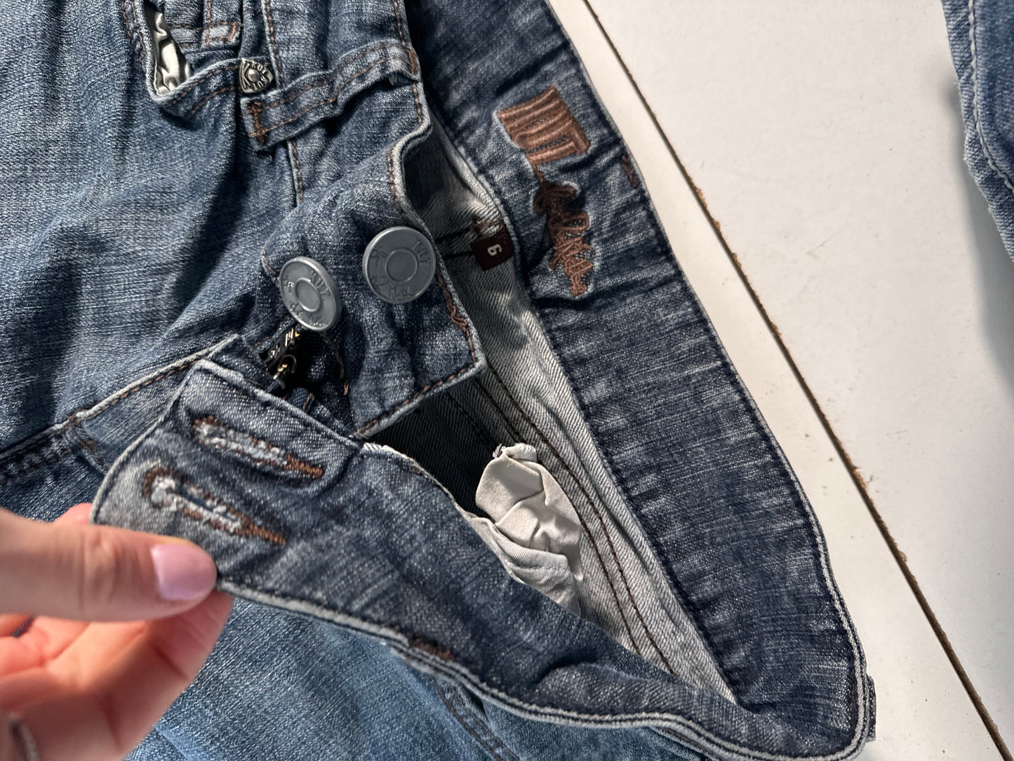 Lågmidjade jeans stl: XS/S