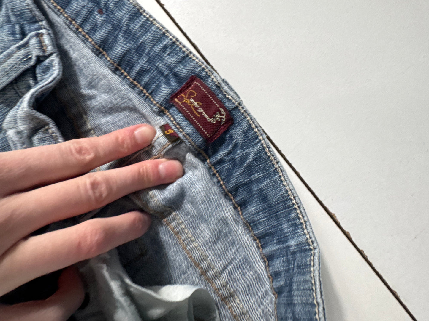 Lågmidjade jeans stl: S