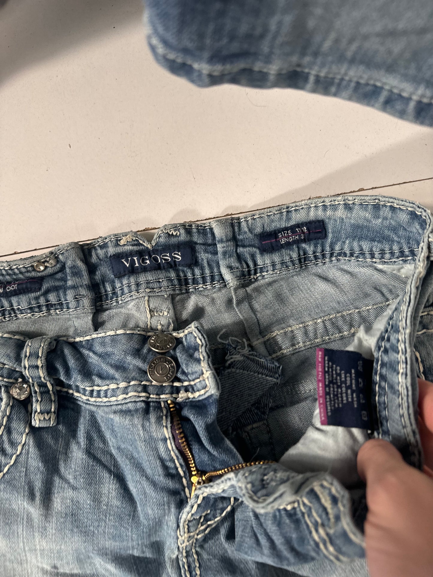 Lågmidjade jeans stl: M