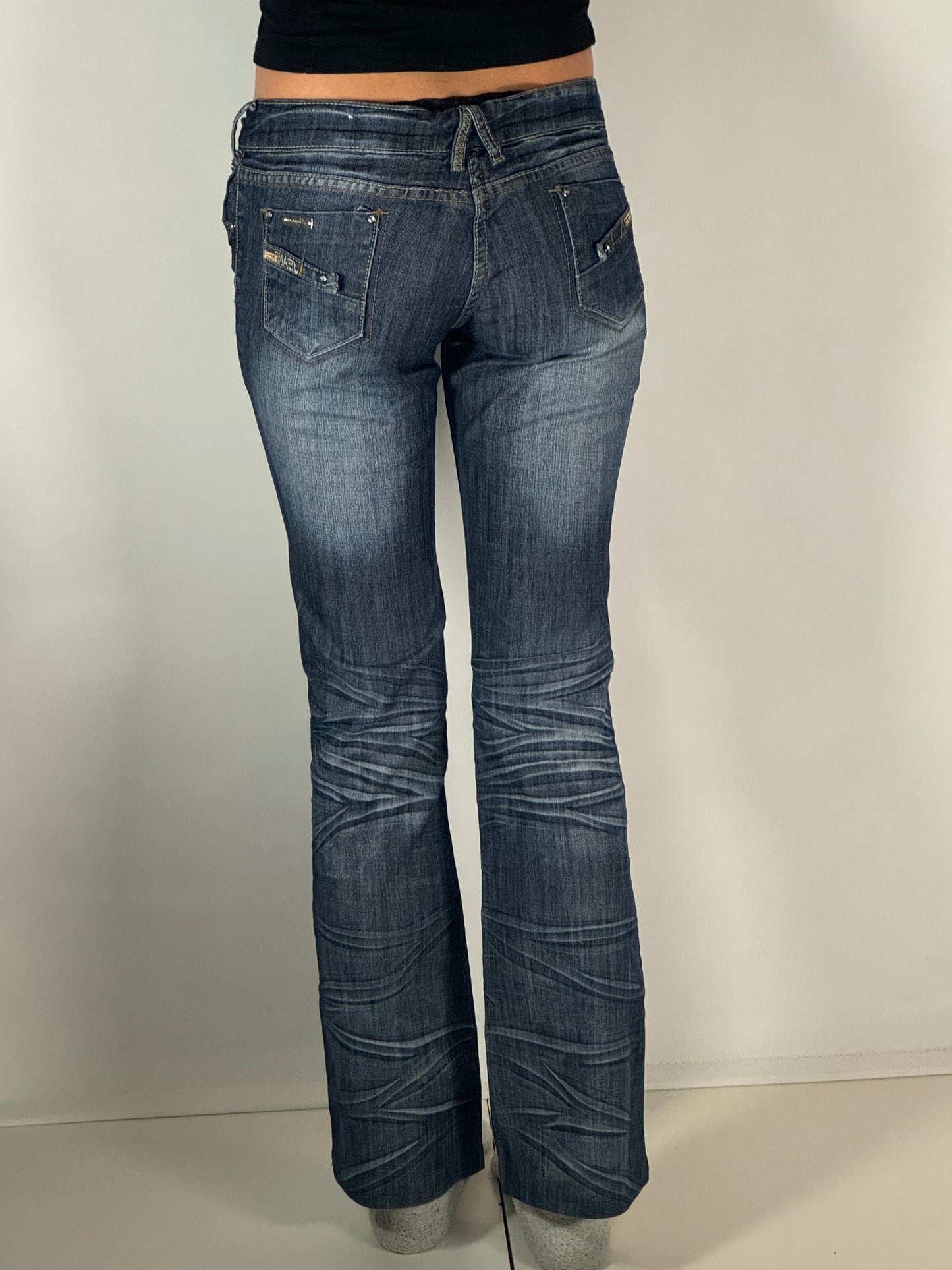 Lågmidjade jeans stl: S