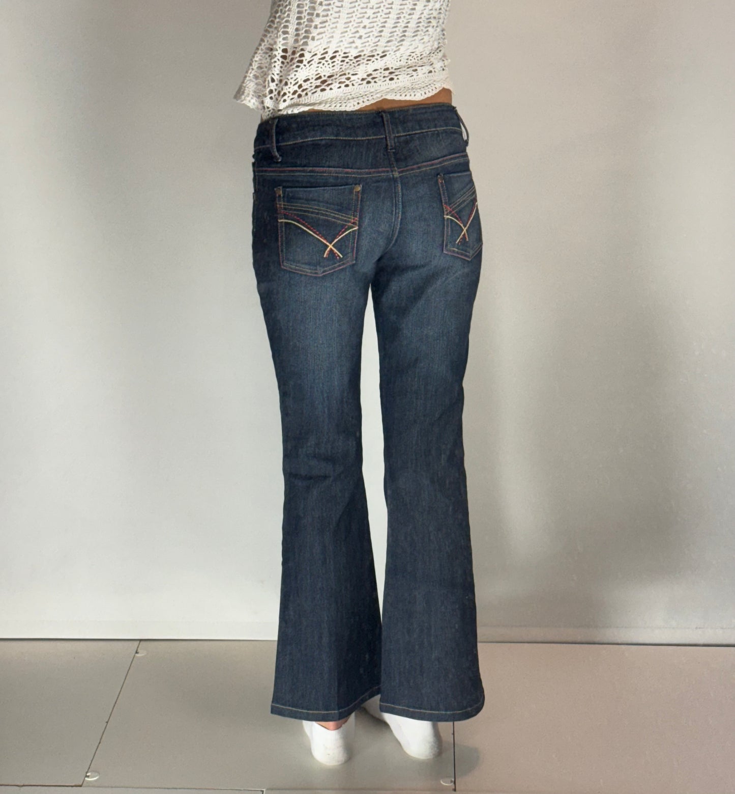Lågmidjade jeans–stl: XS/S