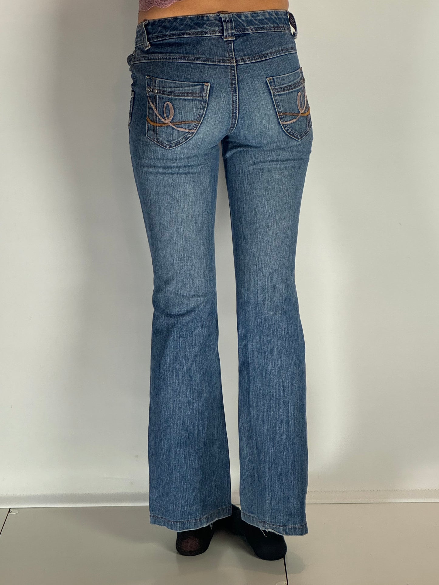 Lågmidjade jeans–stl: XXS