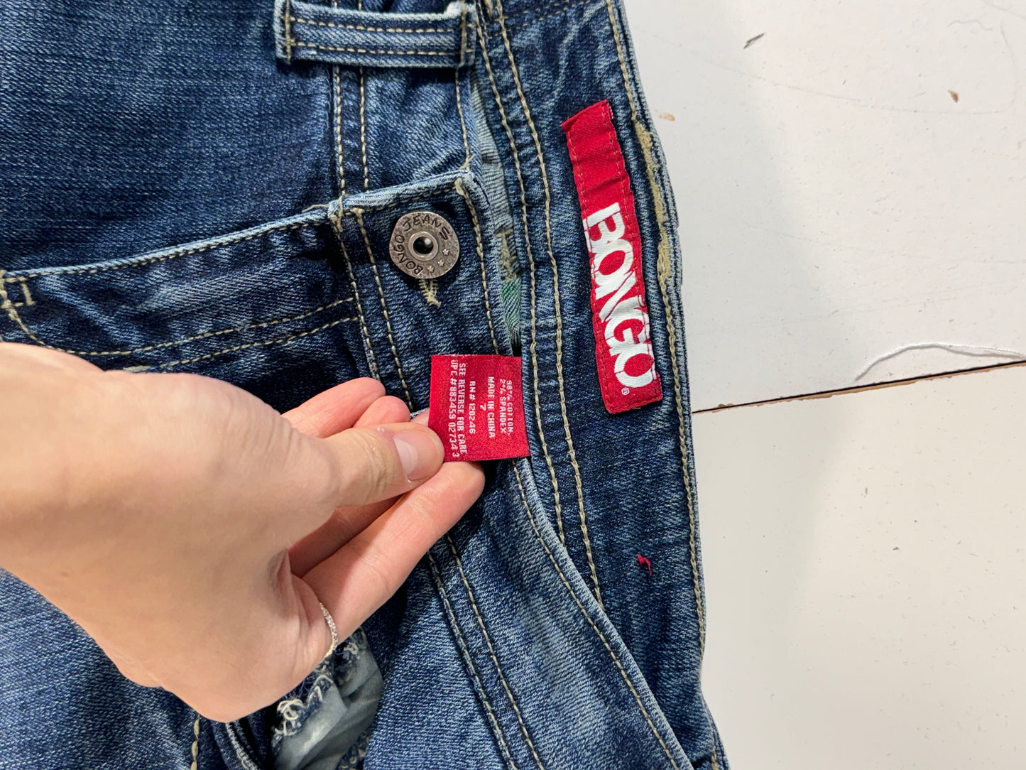 Lavtaljede jeans str: S