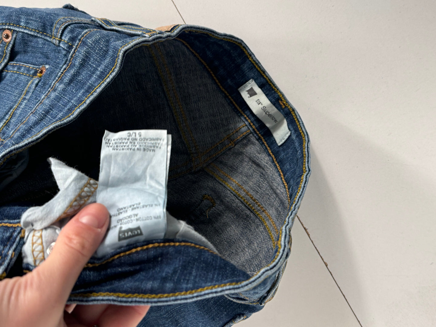 Lågmidjade jeans stl: XS