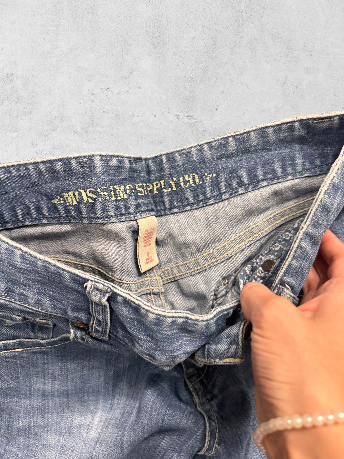 Lågmidjade jeans stl: XS