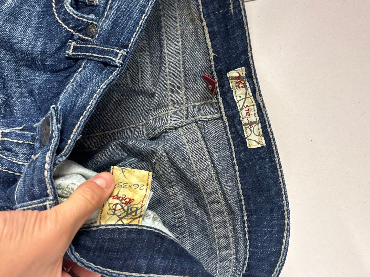 Lågmidjade jeans stl: S