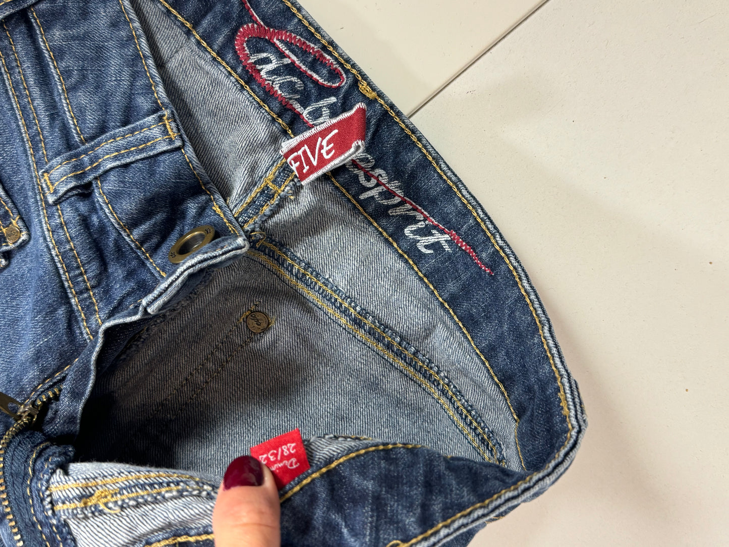 Lågmidjade jeans stl: XS