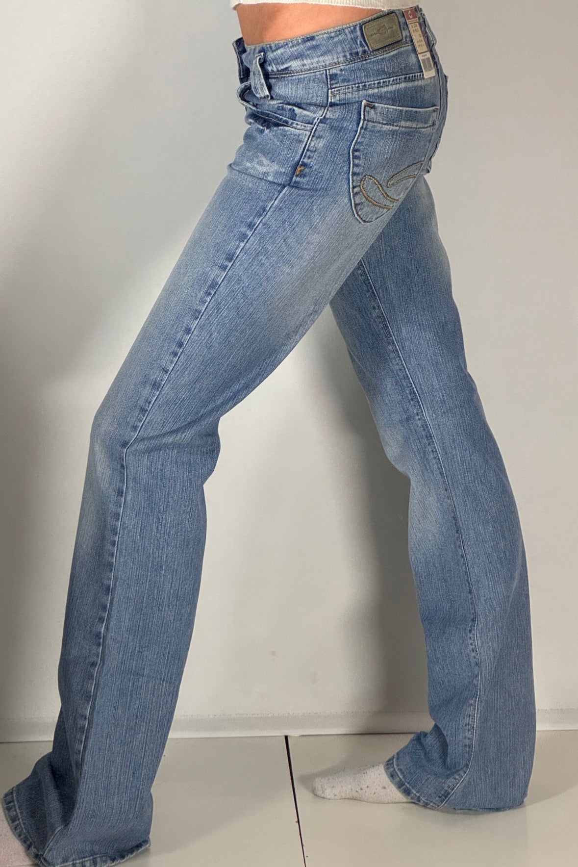Lågmidjade jeans stl: M