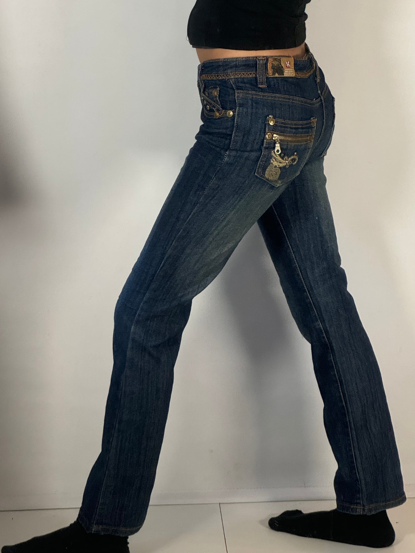 Lågmidjade jeans stl: XS
