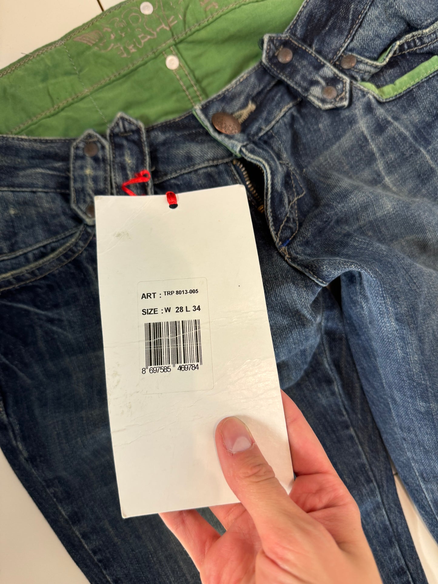 Lågmidjade jeans stl: S