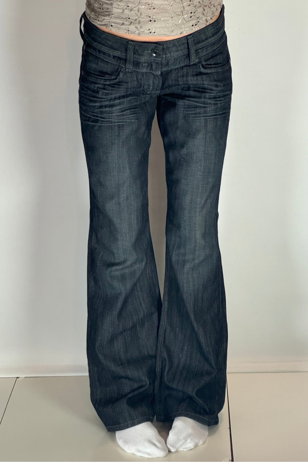 Lågmidjade jeans stl: S/M