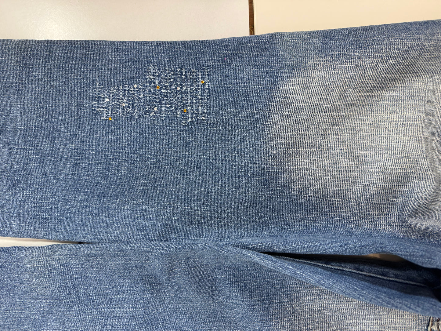 Utsvängda jeans stl: S