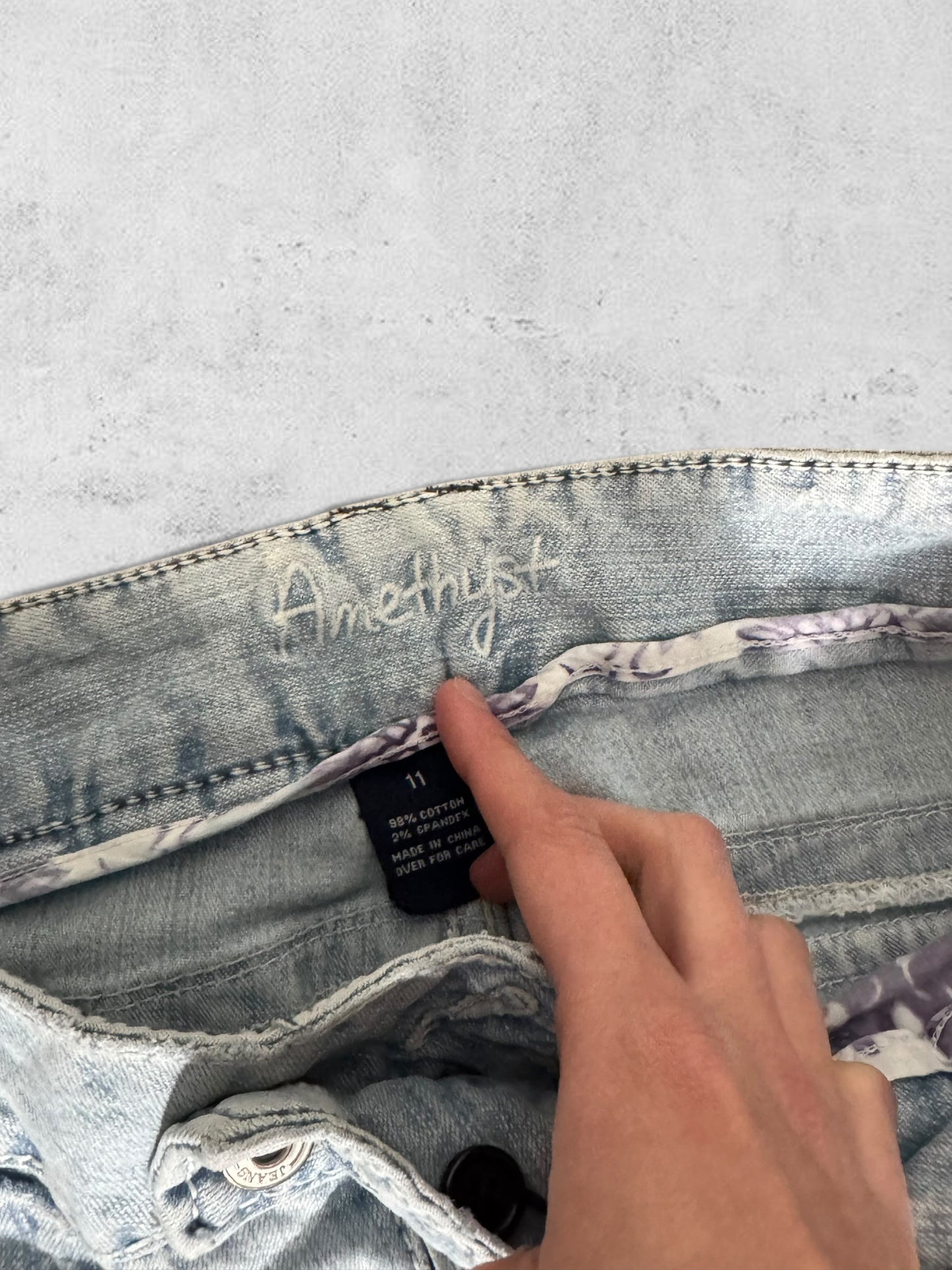 Lågmidjade jeans stl: M