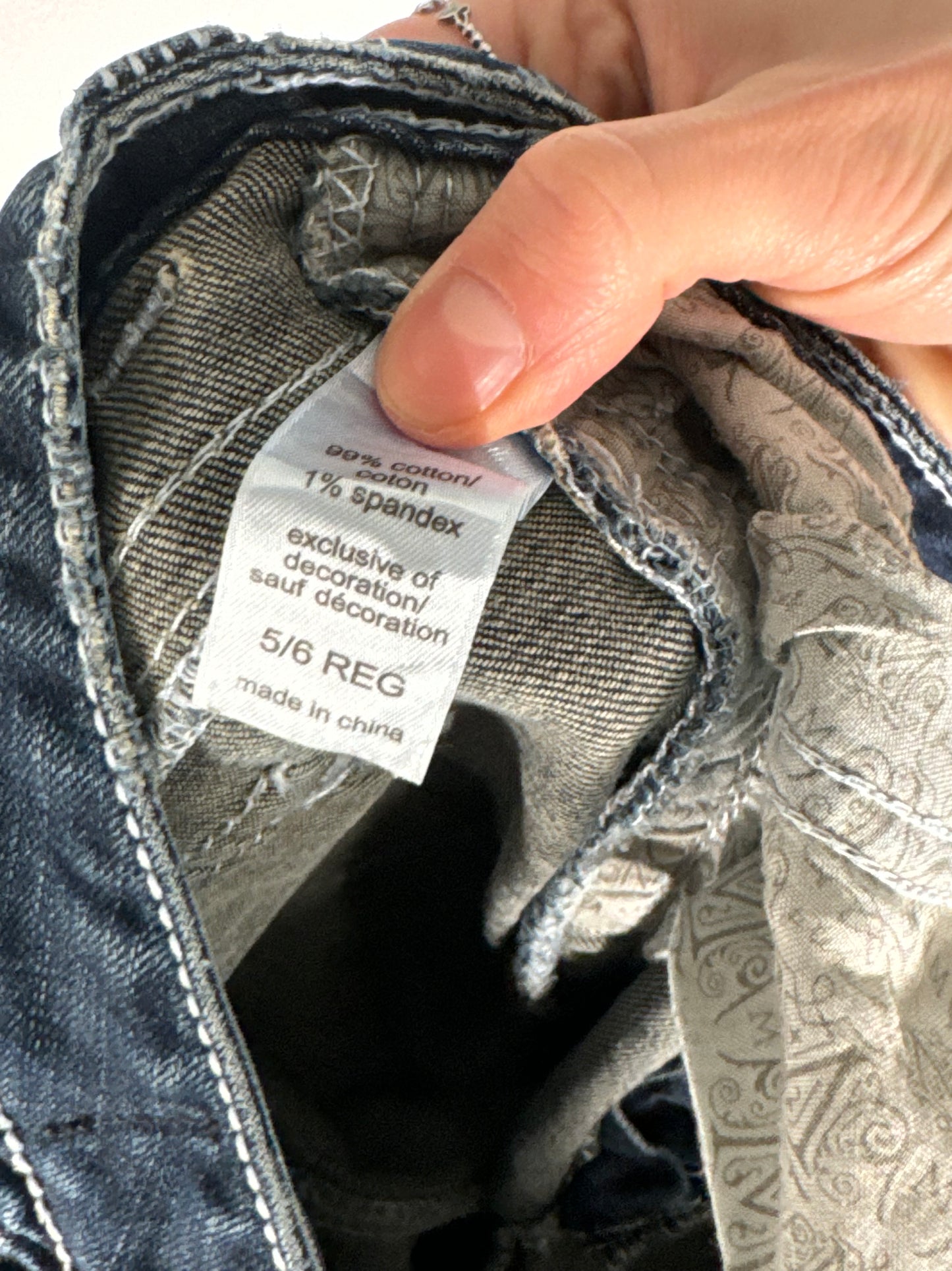 Lågmidjade jeans stl: S