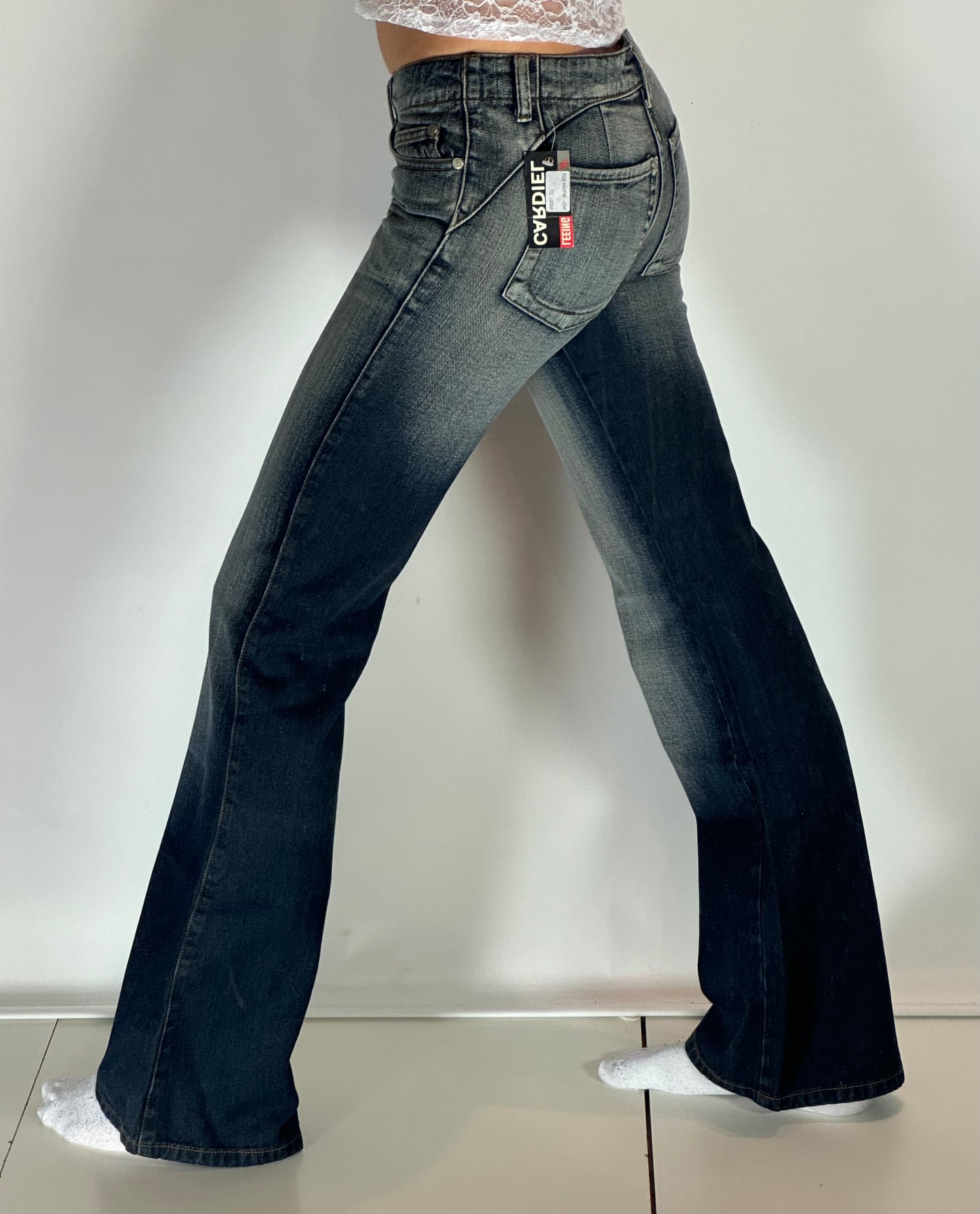 Lågmidjade jeans stl: XS