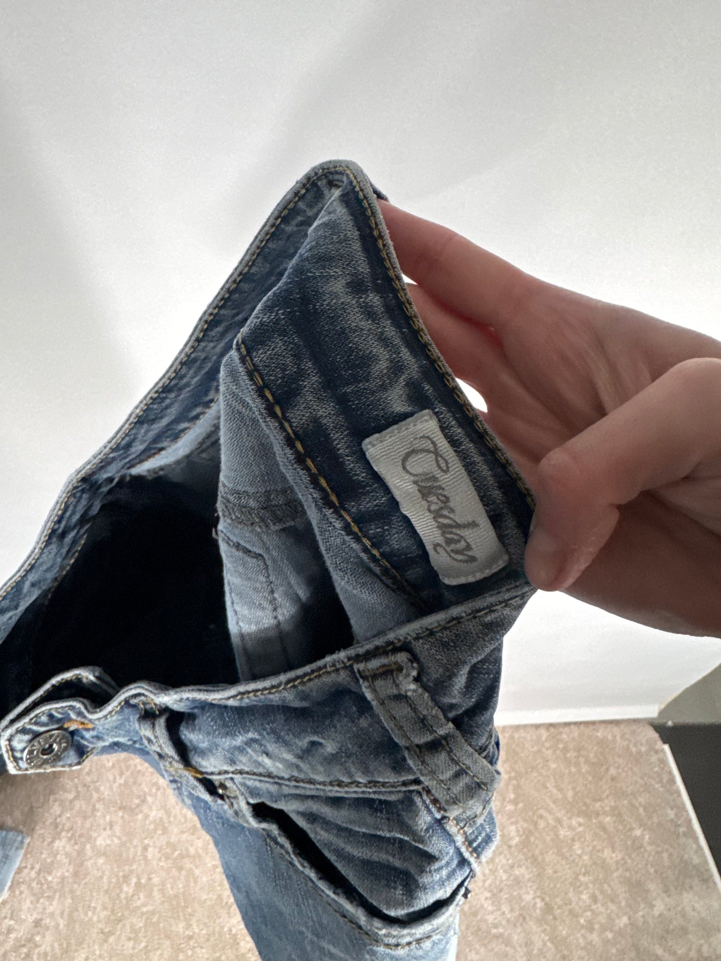 Lavtaljede jeans str: S