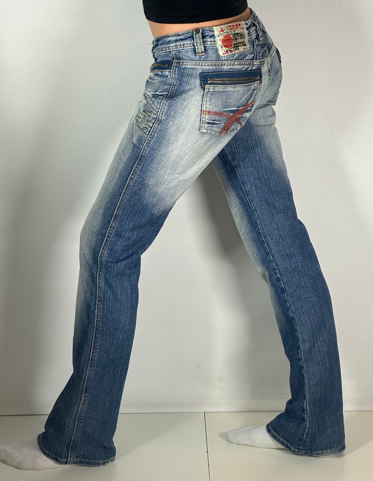 Lågmidjade jeans stl: S