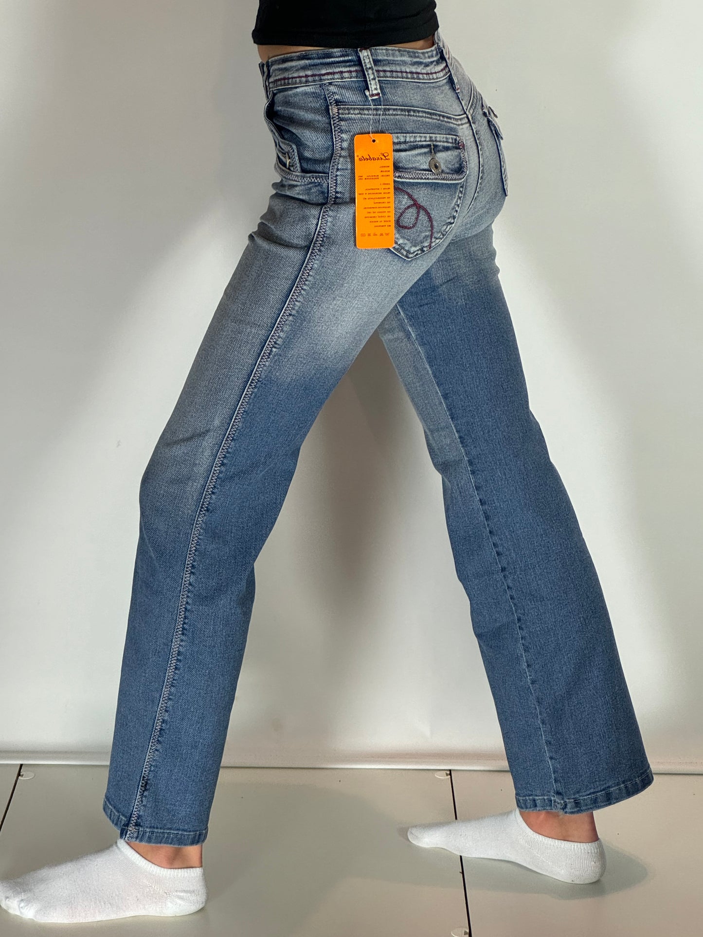 Utsvängda jeans stl: XS