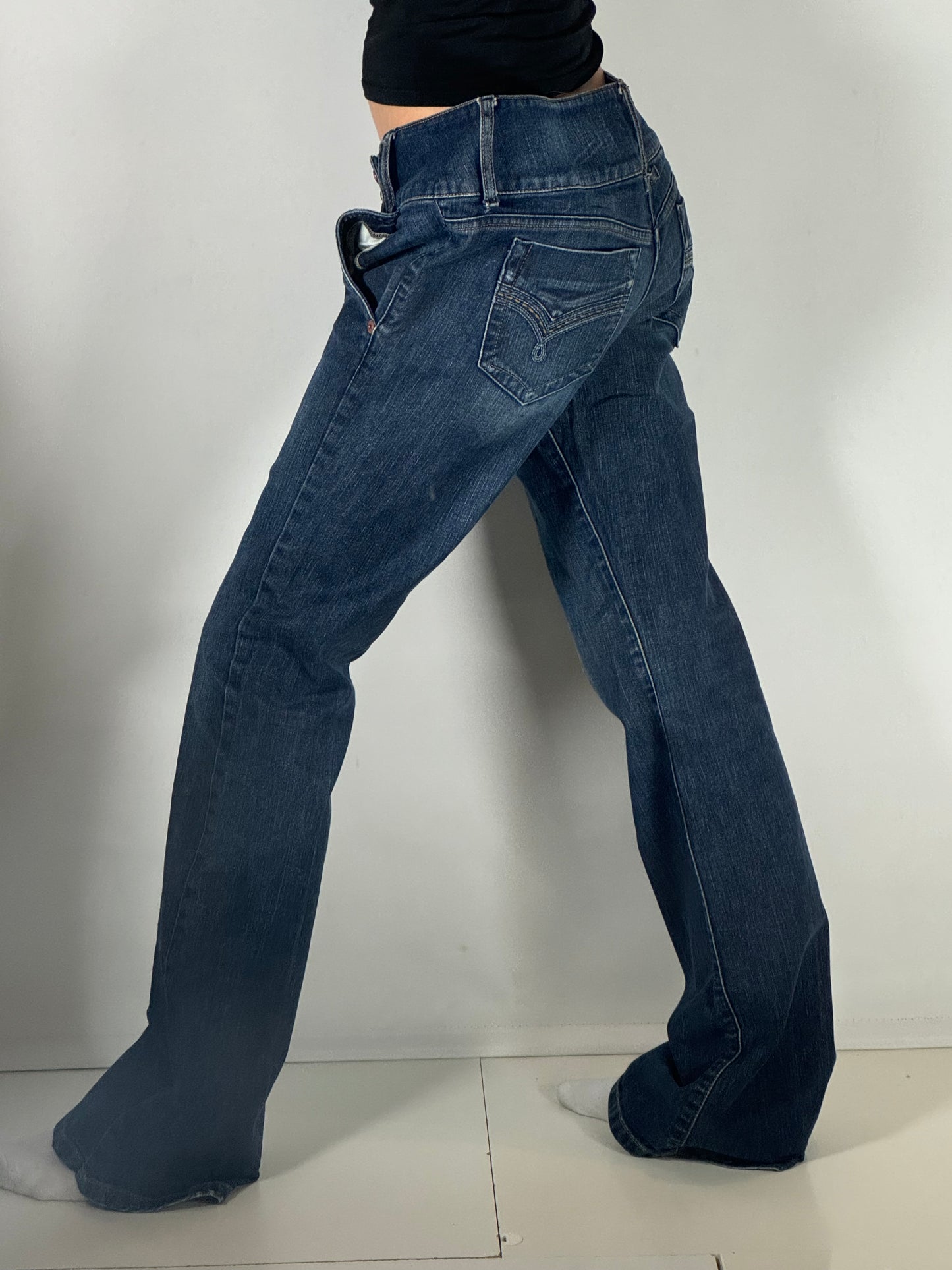 Lågmidjade jeans stl: M