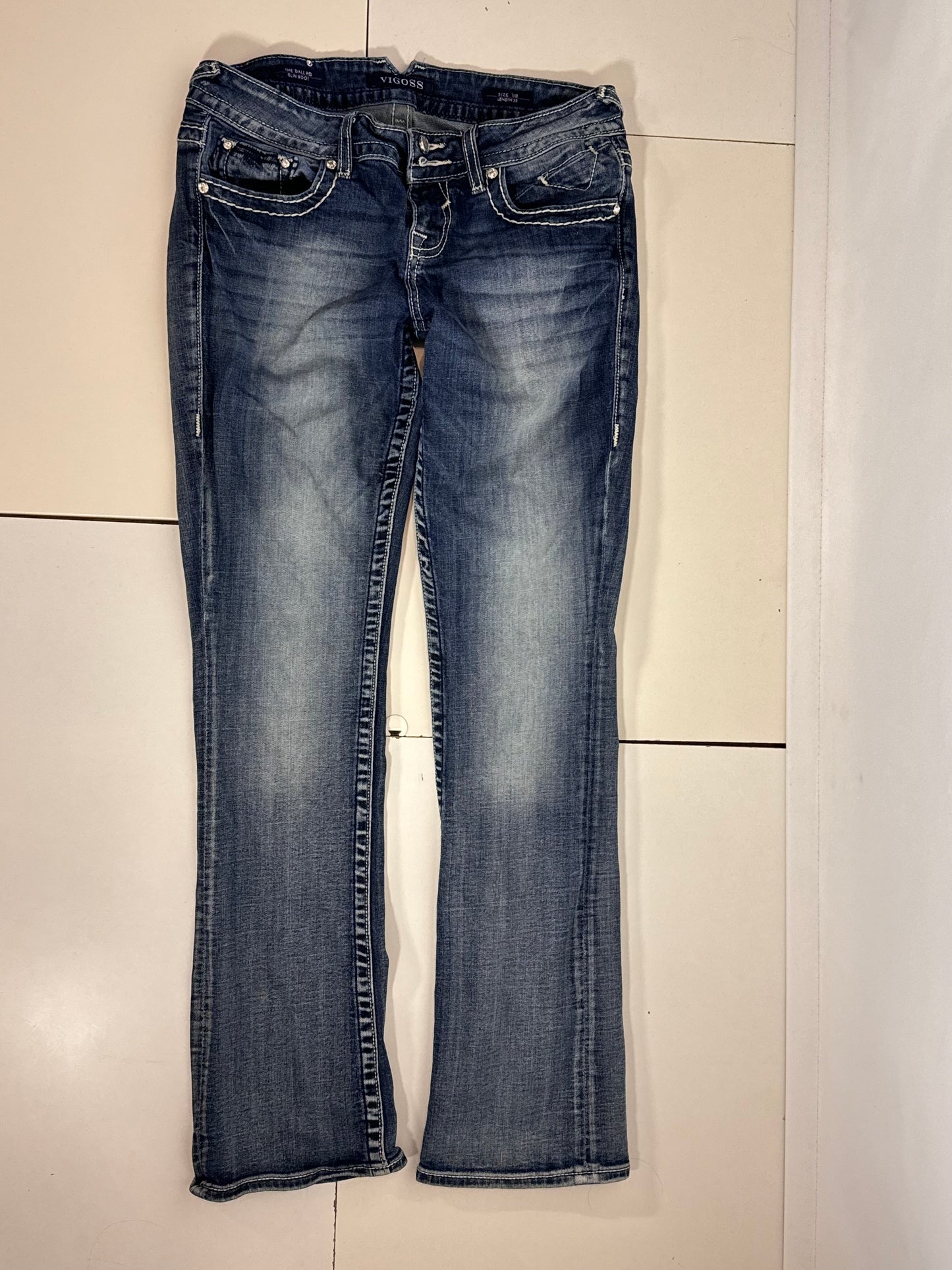 Lågmidjade jeans stl: S