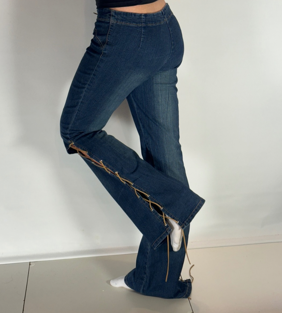 Lågmidjade jeans – S