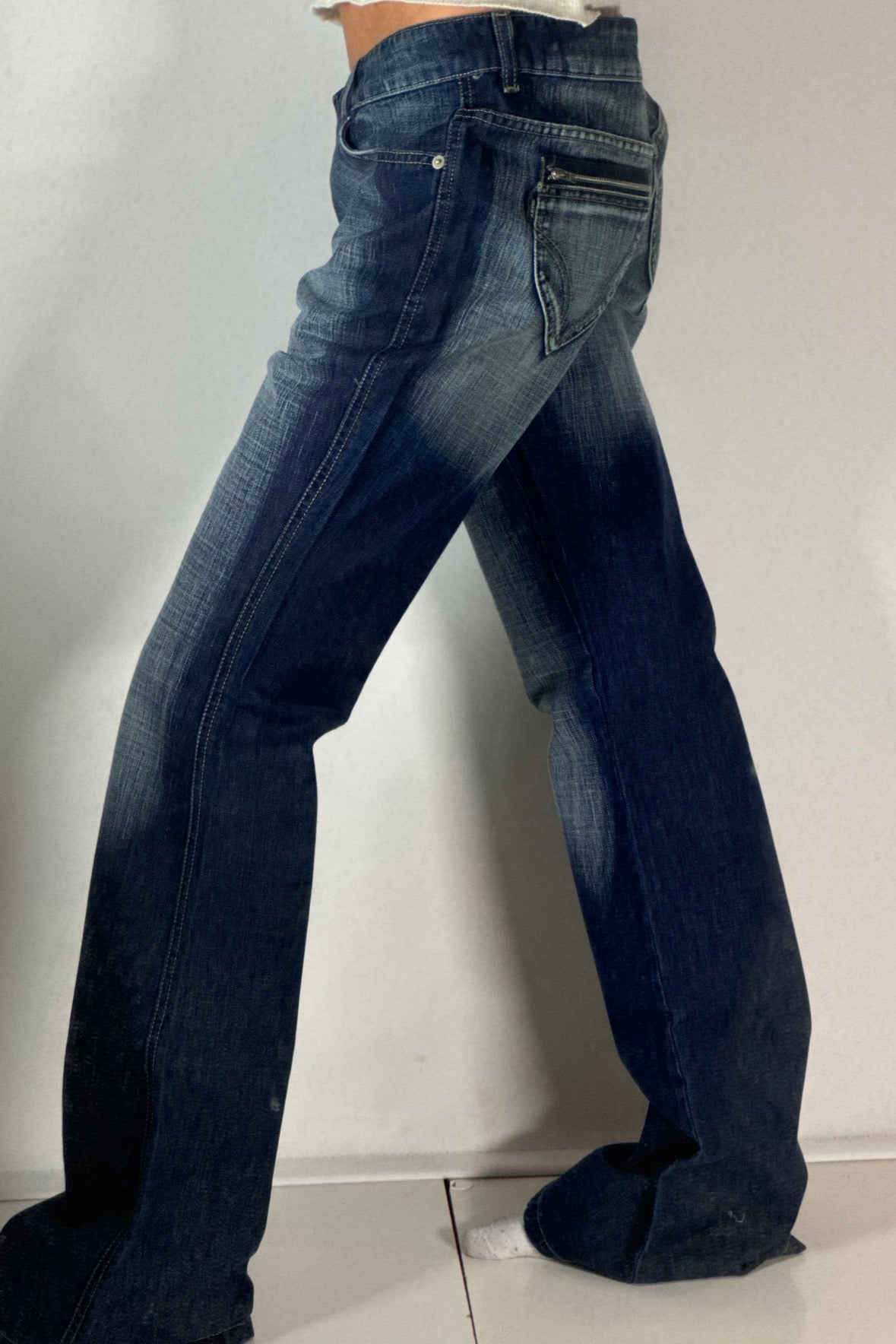Lågmidjade jeans stl: S/M