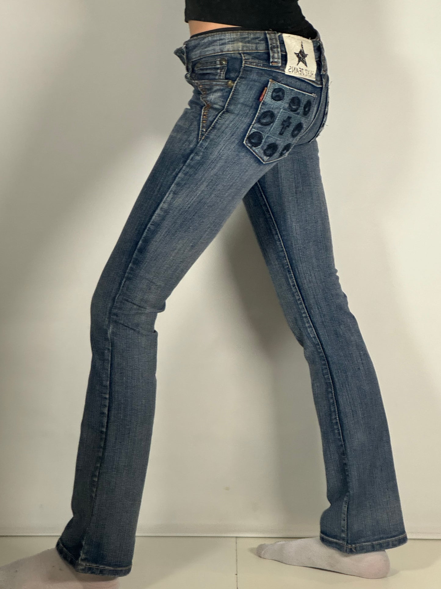Lågmidjade jeans stl: XXS