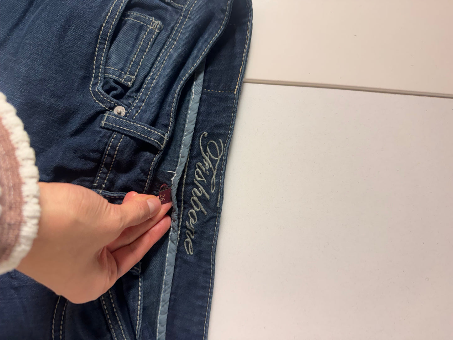 Lågmidjade jeans stl: XS
