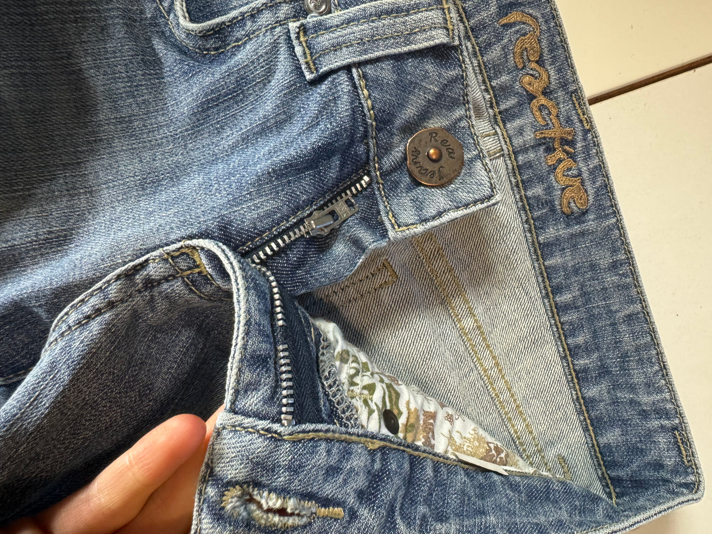 Lågmidjade jeans stl: XS