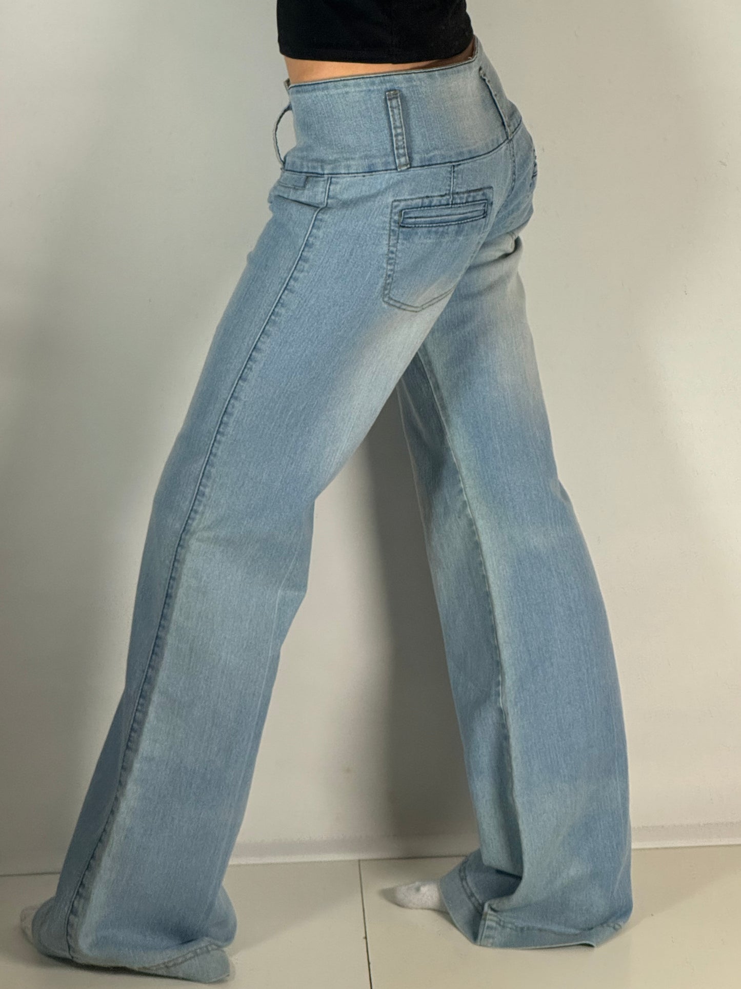 Lågmidjade jeans stl: S