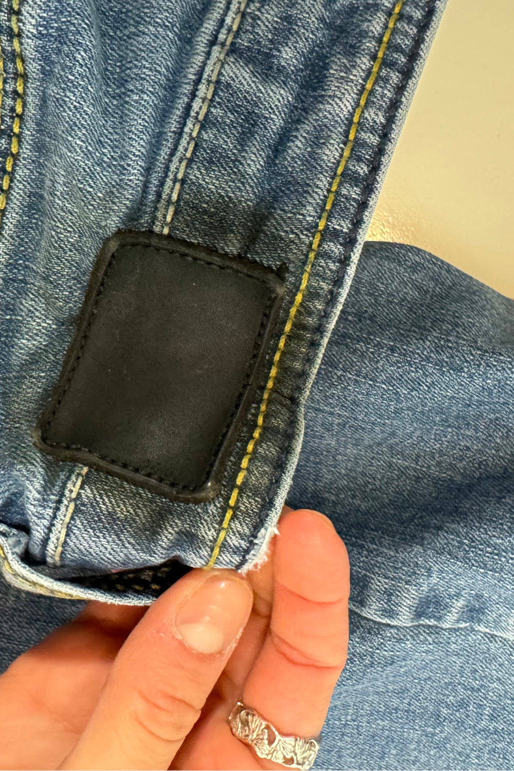 Lågmidjade jeans stl: M