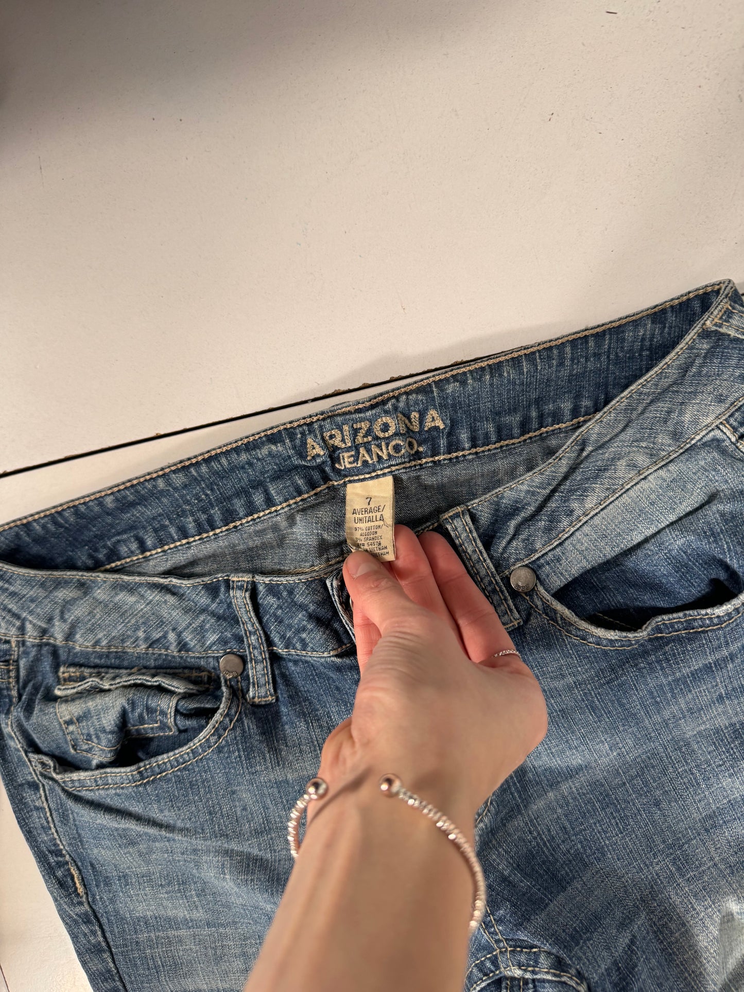 Lavtaljede jeans str: S