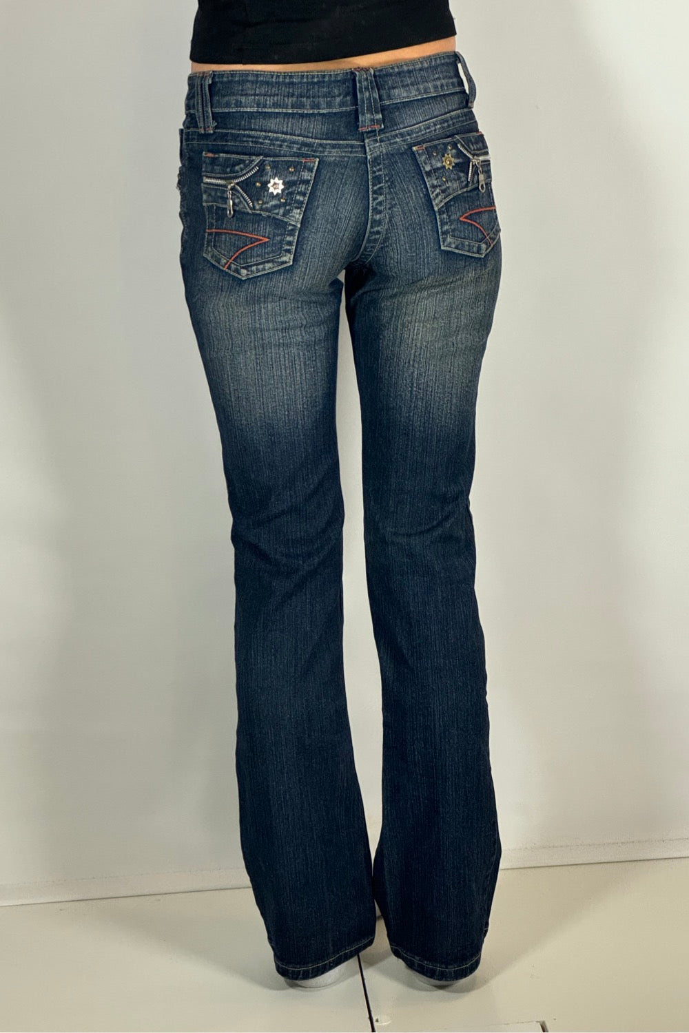 Lågmidjade jeans stl: XS