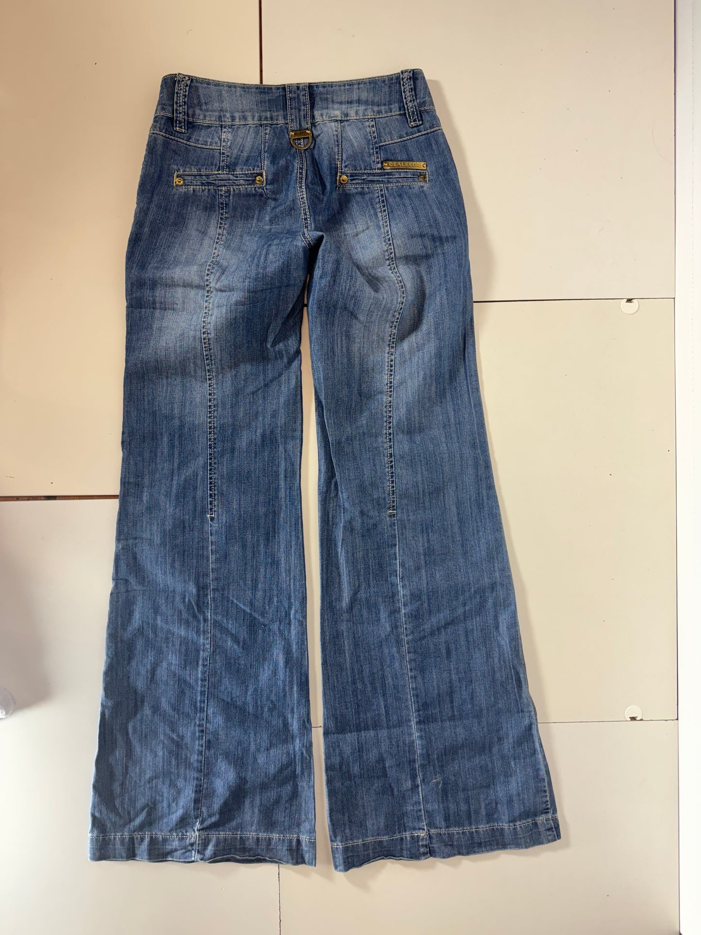 Lågmidjade jeans–stl: XS/S