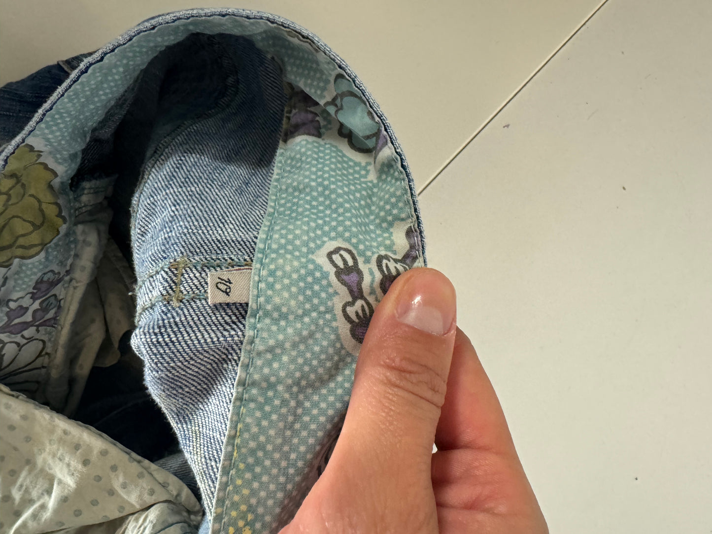 Lågmidjade jeans–stl: M