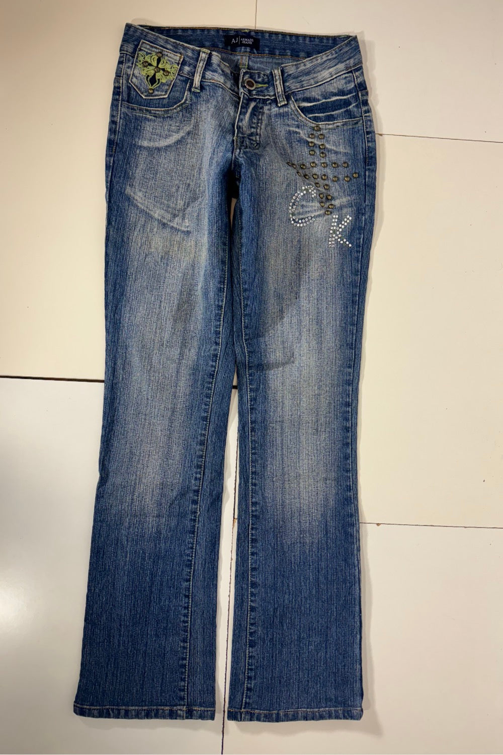 Lågmidjade jeans stl: XXS