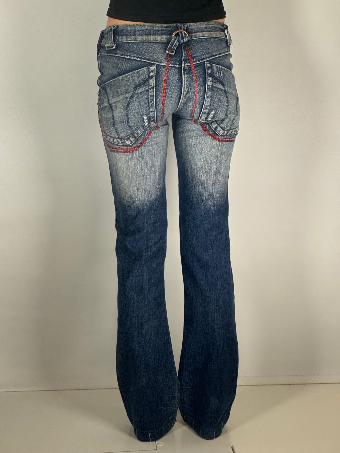 Lågmidjade jeans stl: XS