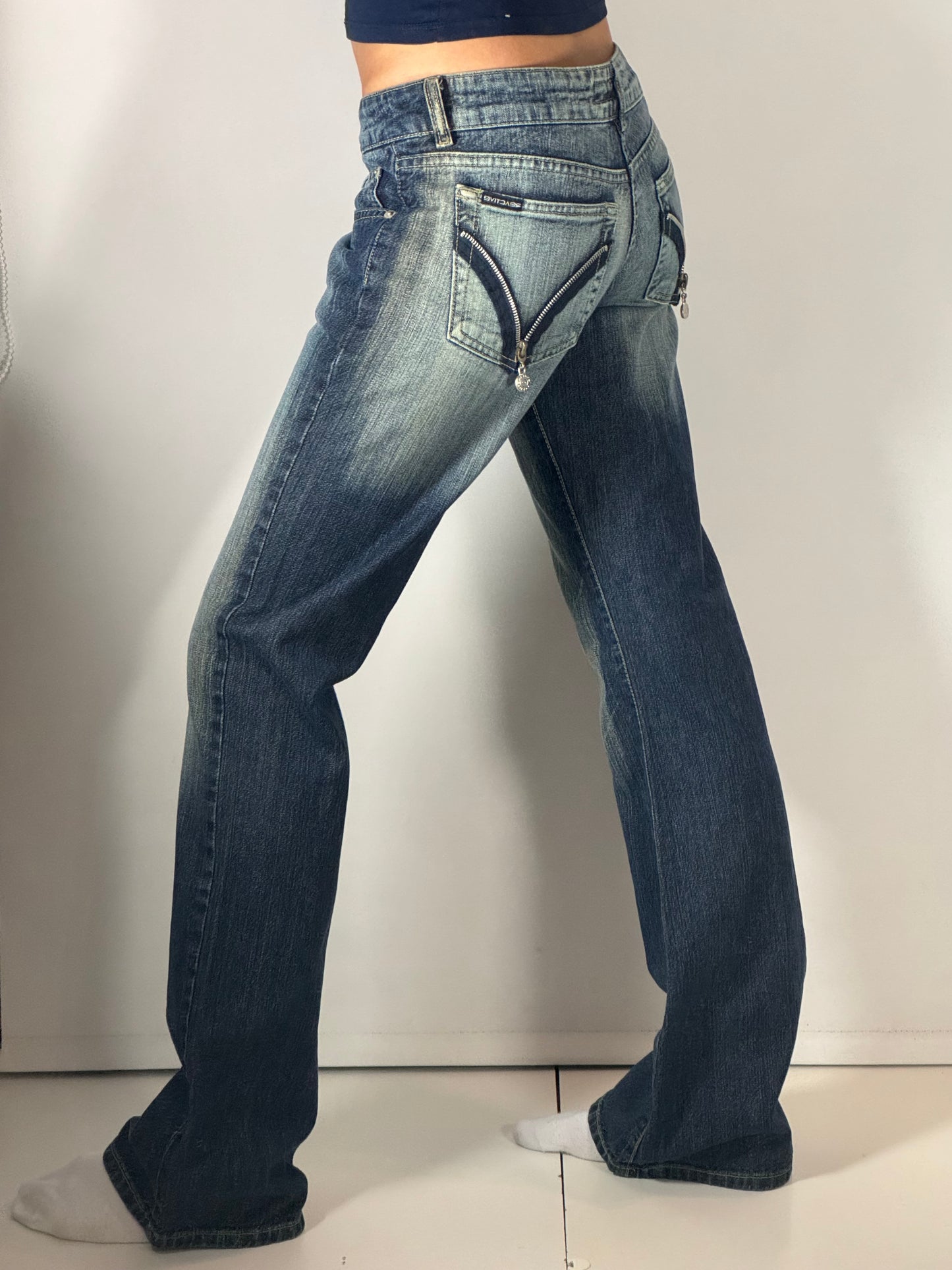 Lågmidjade jeans stl: XS