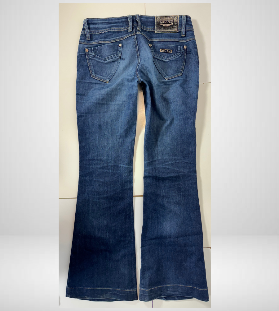 Lågmidjade jeans–stl: XS