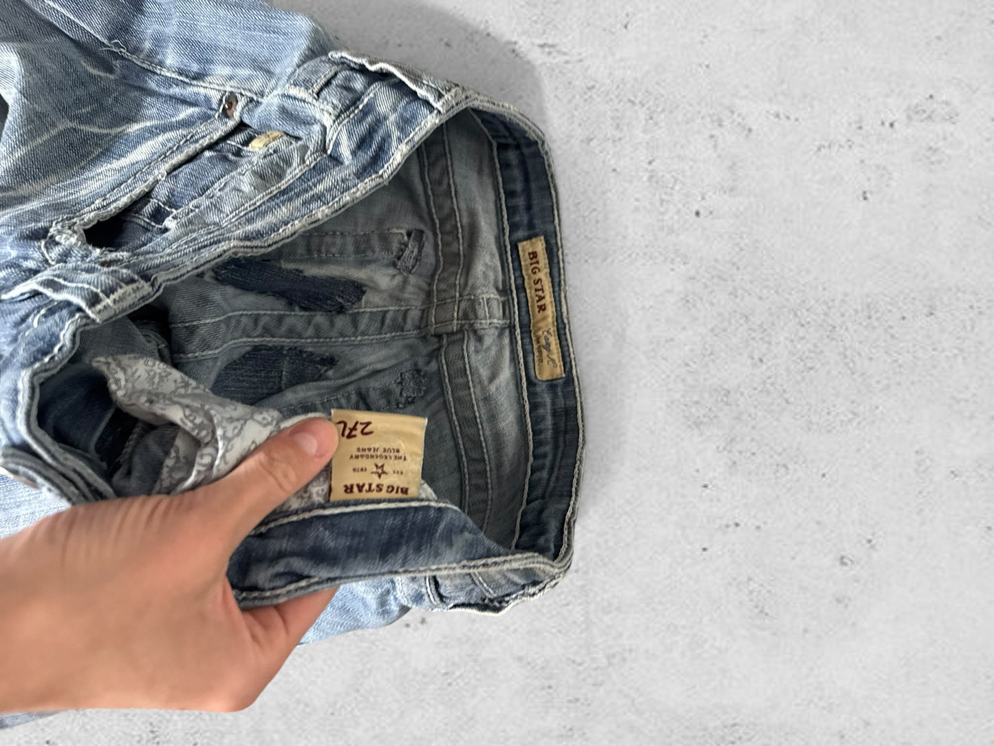 Lågmidjade jeans stl: S