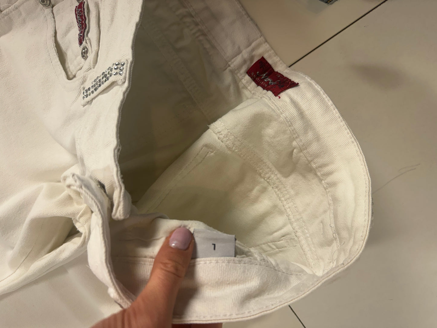 Lågmidjade jeans stl: S/M
