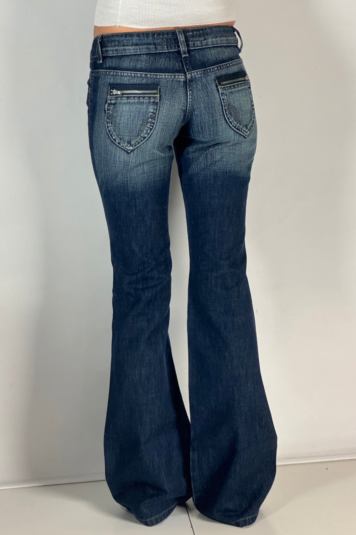Lågmidjade jeans stl: XXS (W27/L34)