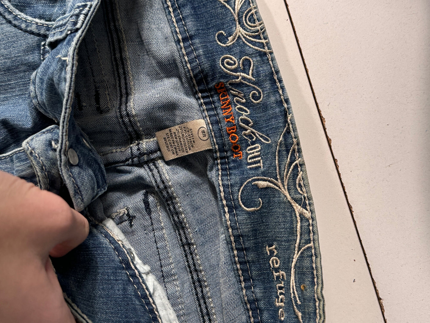 Lågmidjade jeans stl: S