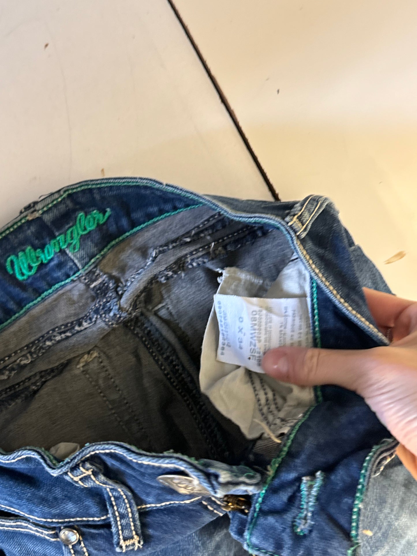 Lavlivede jeans str: XS