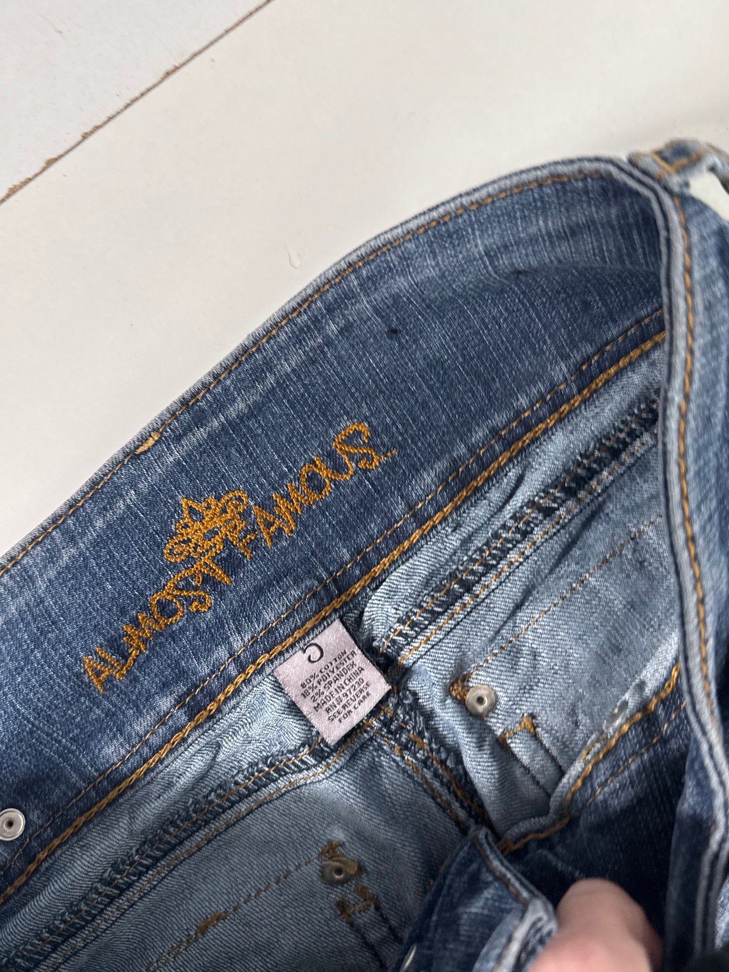 Lågmidjade jeans stl: S