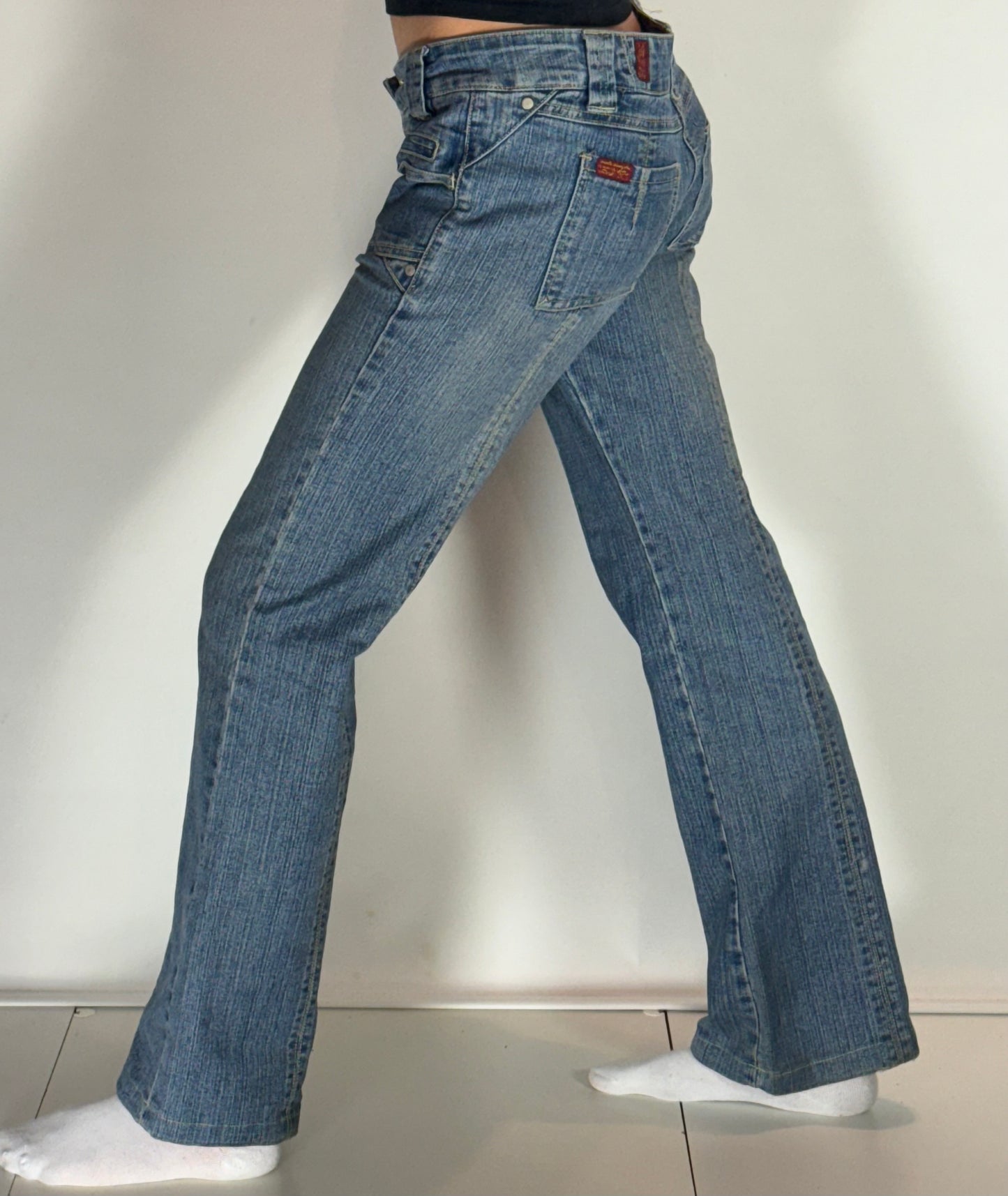 Lågmidjade jeans stl: M